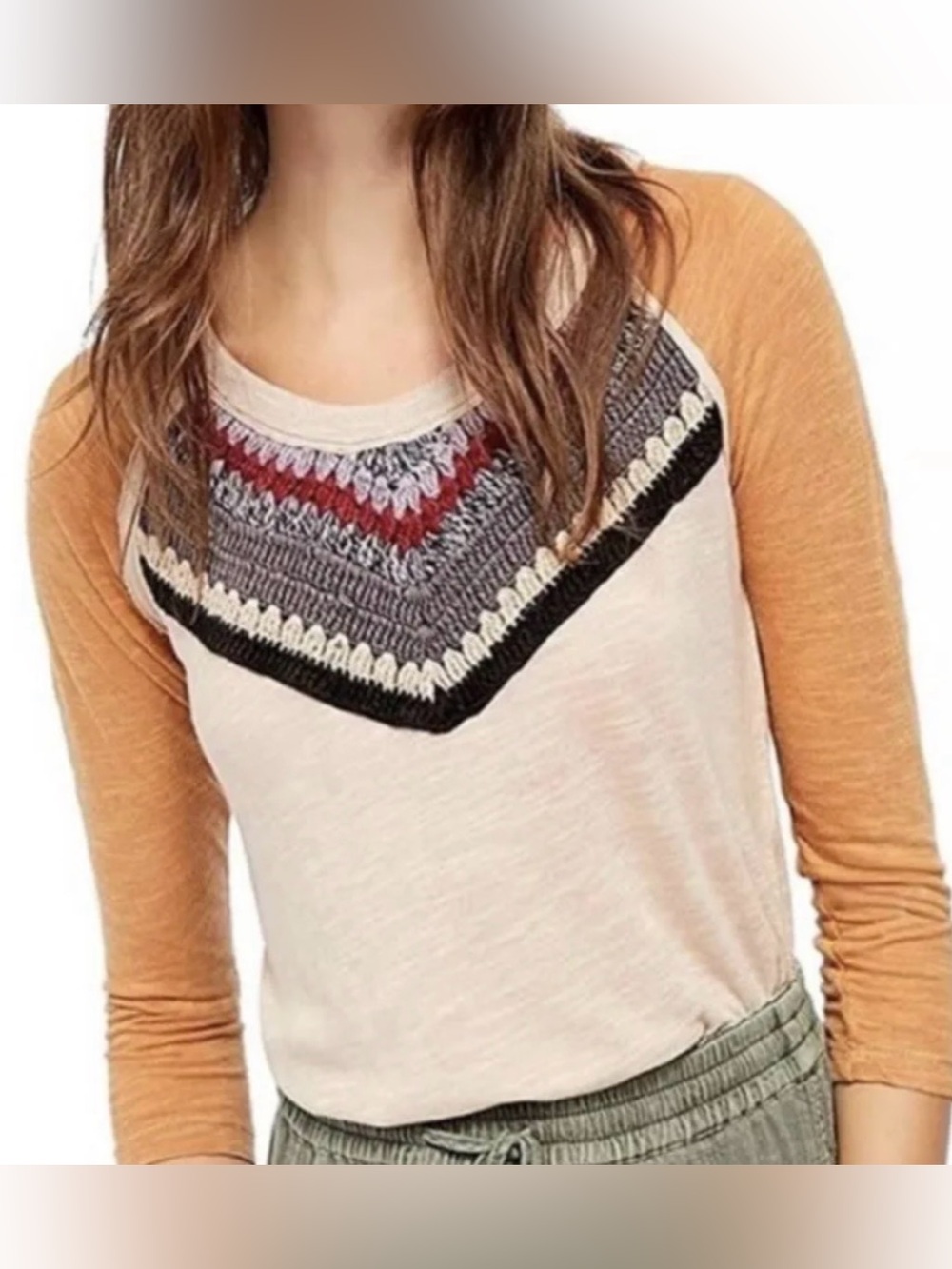 WE THE FREE CROCHET TOP